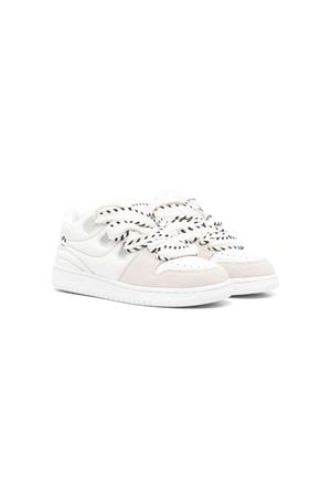 sneakers in pelle bianco BARROW KIDS | F4BKJUSN148002